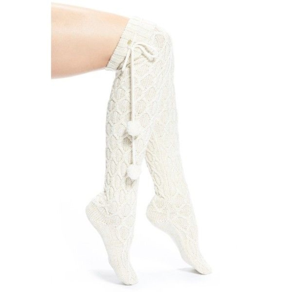 Ugg knit over the knee socks